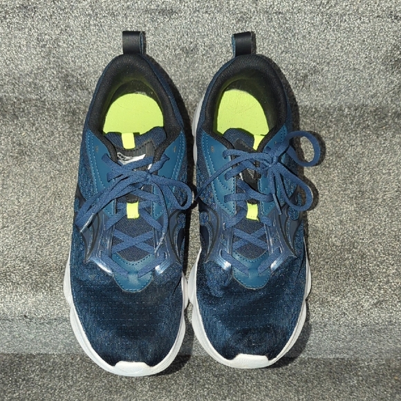 Saucony Blue and Neon Green Athletic Shoes main image 5